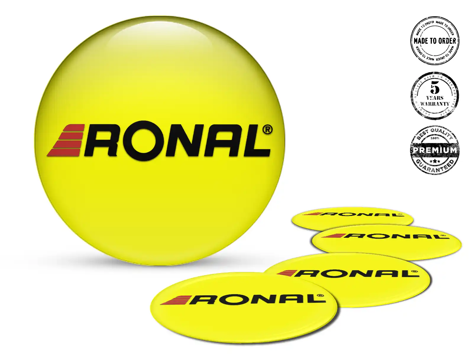 Ronal Radfelgendekoration Premium Gewölbte Ausgabe